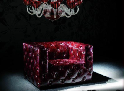 Chesterfield Armchair Leather Sofa Luxury Armchair Bordeaux Club Chair new